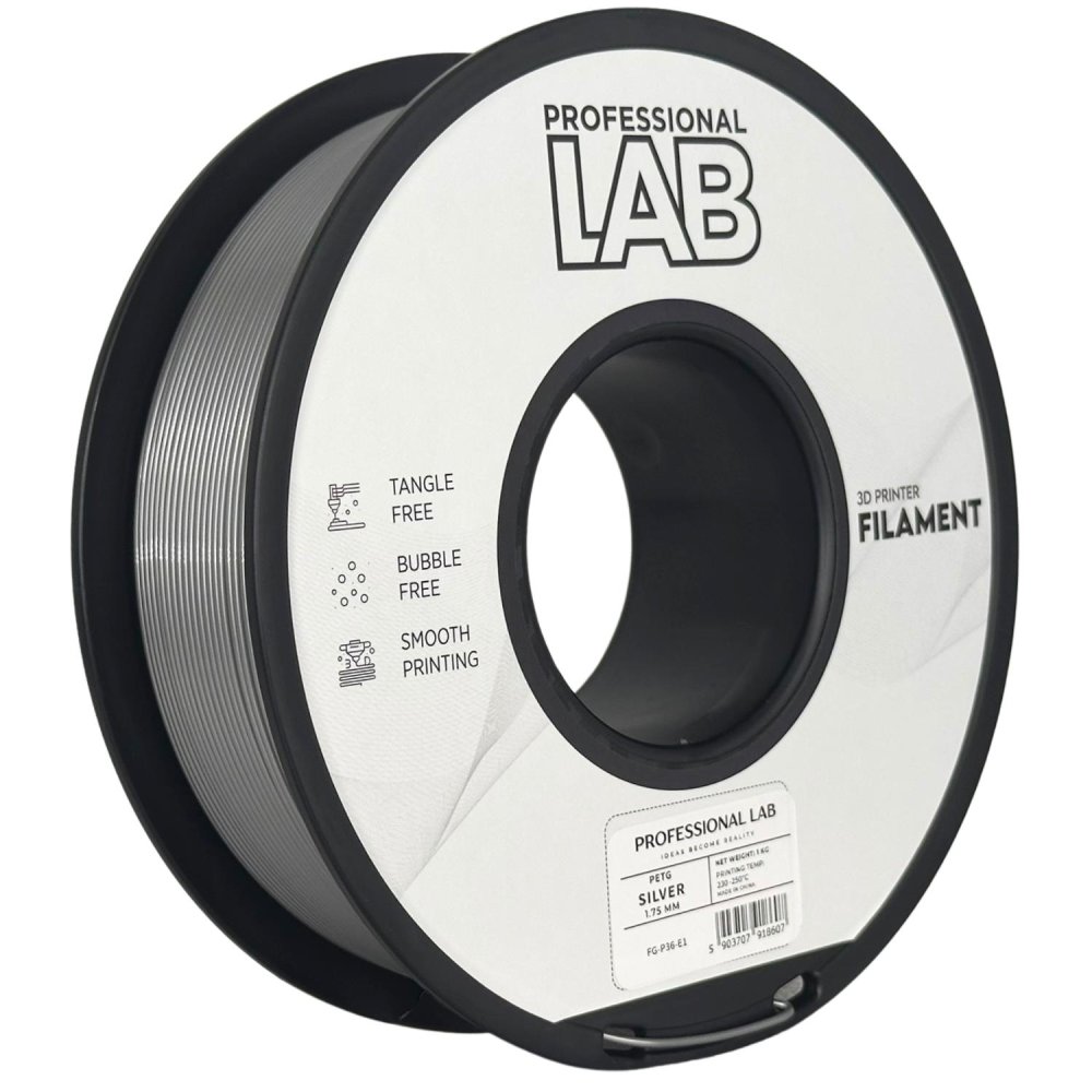 Professional Lab PETG Filament - Argento (silver) 1 kg / 1,75 mm