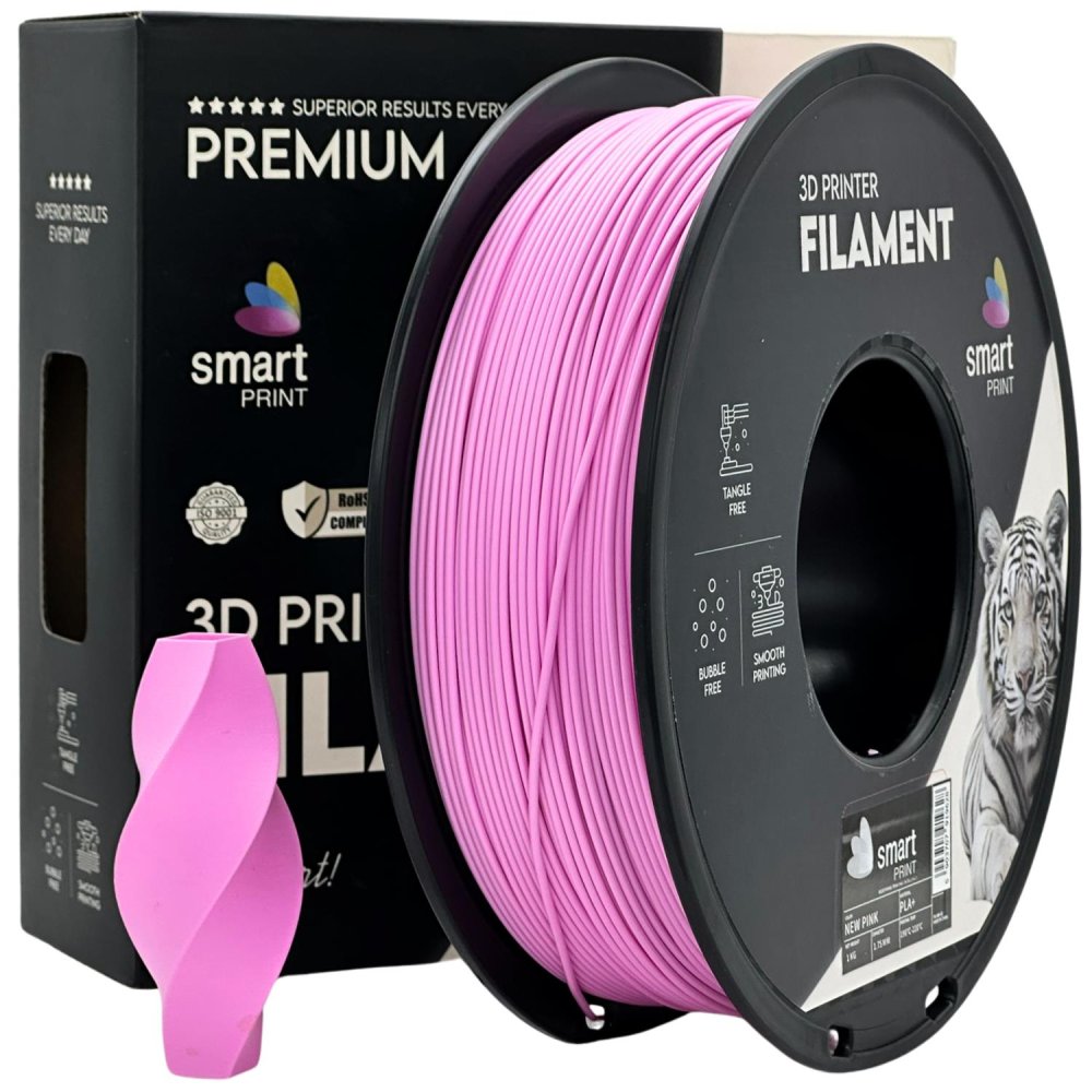 Smart Print PLA+ Filament - Nuevo rosa (New pink) 1 kg / 1,75 mm