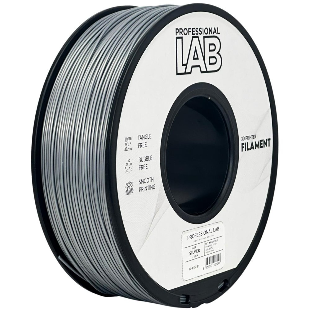 Professional Lab ASA Filament - Argento (Silver) 1 kg / 1,75 mm