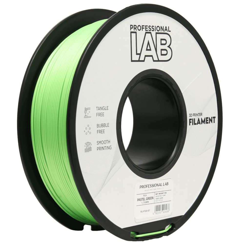 Professional Lab PLA Filament - Verde pastel (Pastel green) 1 kg / 1,75 mm