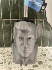 Donald Trump Toilet Brush Holder set