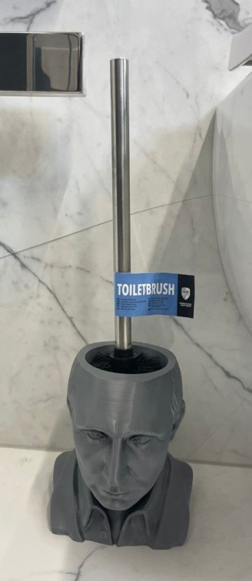 Putin Toilet Brush Holder Set
