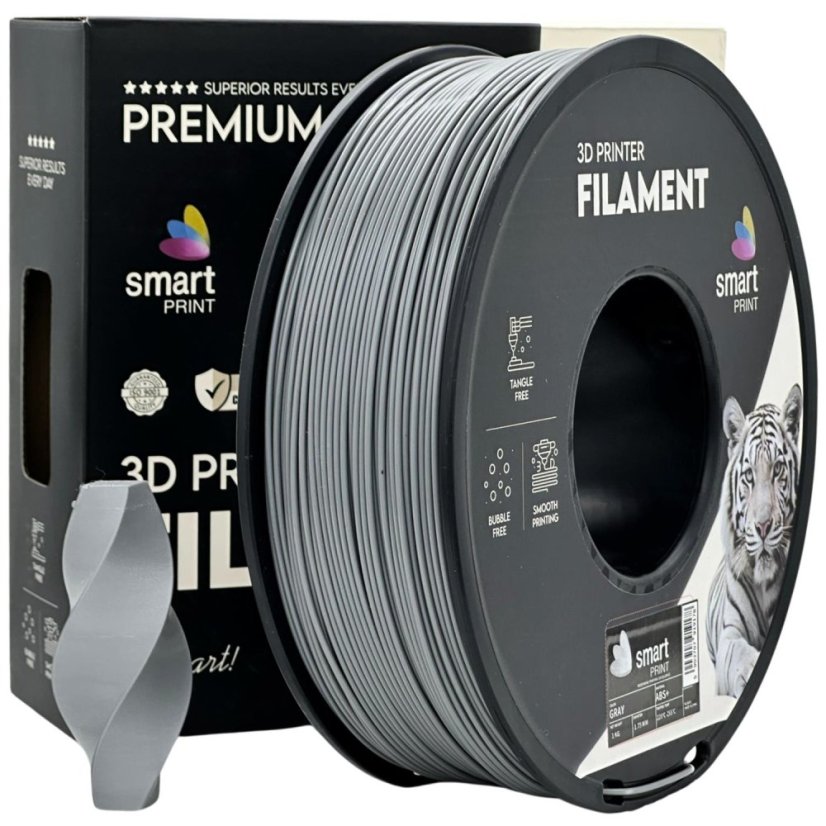 Smart Print ABS+ Filament - Gray 1 kg / 1,75 mm