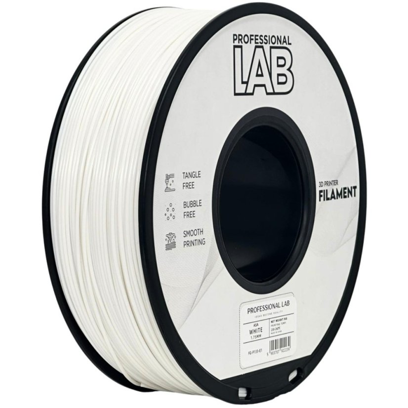 Professional Lab ASA Filament - White 1 kg / 1,75 mm