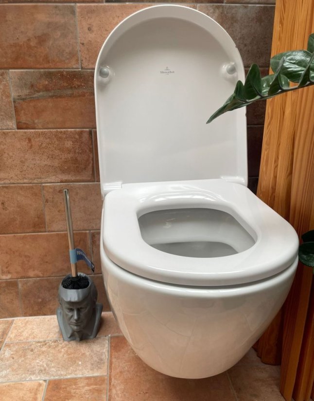 Donald Trump Toilet Brush Holder set
