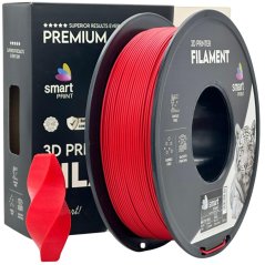 Smart Print PLA Filament - Matte red 1 kg / 1,75 mm