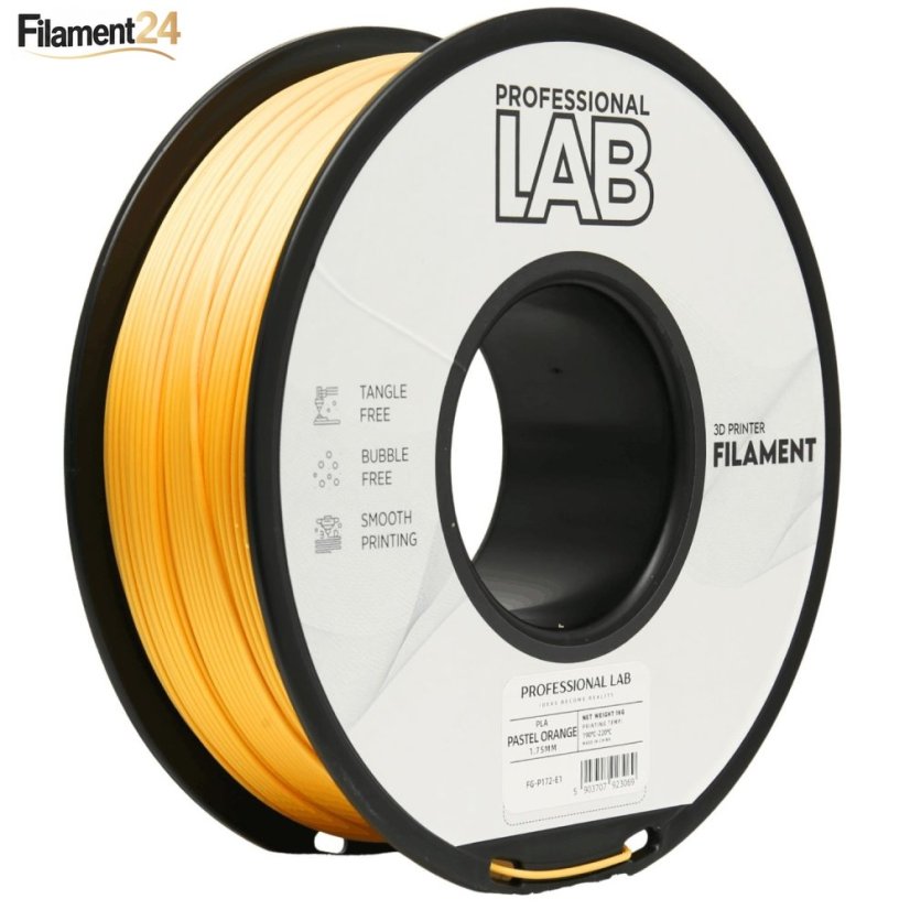 Professional Lab PLA Filament - Pastel orange 1 kg / 1,75 mm Professional Lab PLA Filament - Pastel orange 1 kg / 1,75 mm