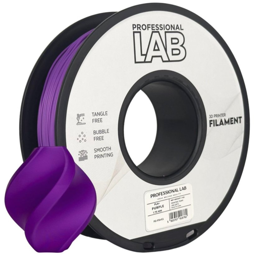 Professional Lab PLA+ Filament - Purple 1 kg / 1,75 mm