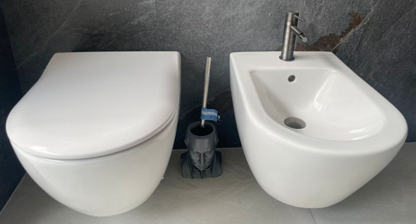 Putin Toilet Brush Holder Set