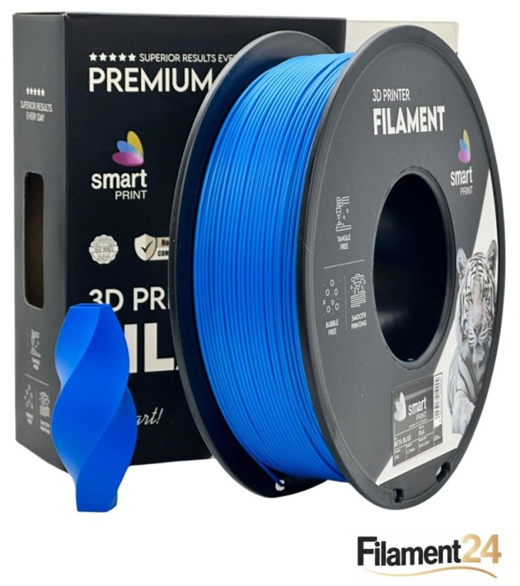 Smart Print PLA Filament - Metallic blue (Meta blue) 1 kg / 1,75 mm Smart Print PLA Filament - Metallic blue (Meta blue) 1 kg / 1,75 mm