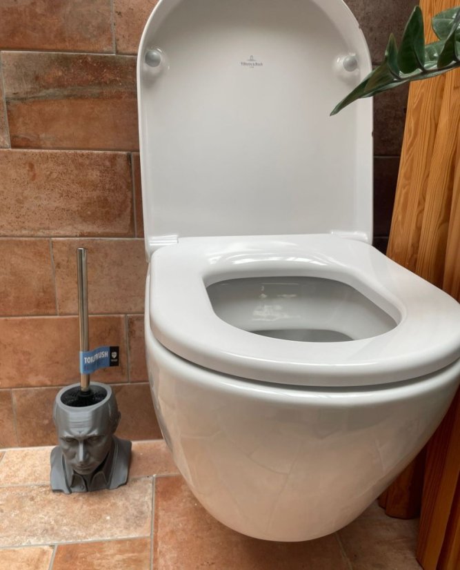 Putin Toilet Brush Holder Set