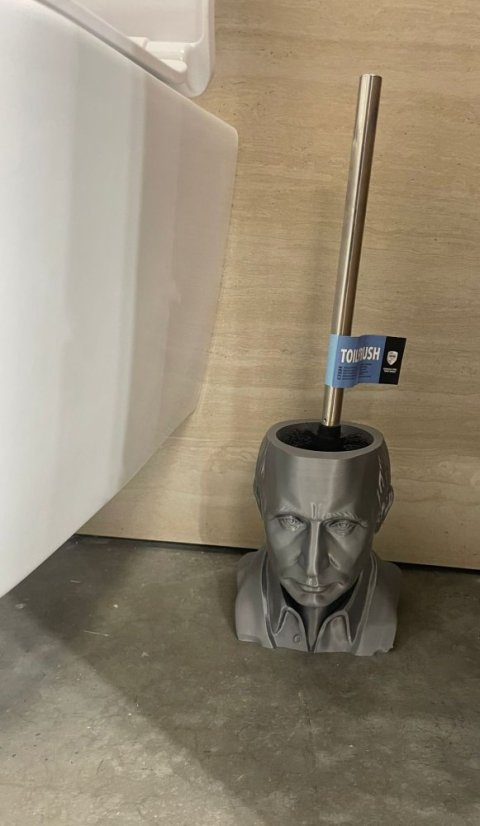 Putin Toilet Brush Holder Set
