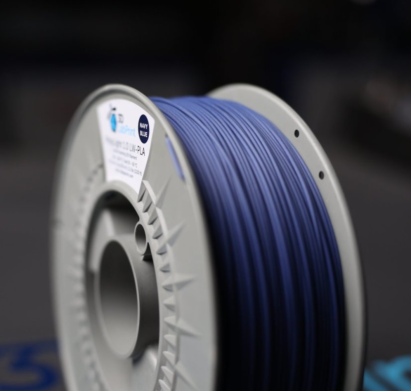 3DLabPrint LW-PLA PolyLight Filament - Marineblau  (Navy Blue) 1 kg / 1,75 mm