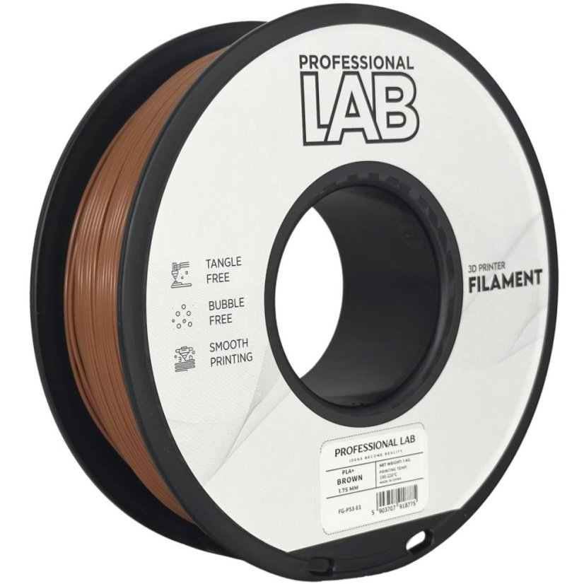 Professional Lab PLA+ Filament - Brown 1 kg / 1,75 mm