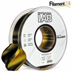 Professional Lab Silk PLA schwarz gold 1 kg 1,75 mm Filament mit Produkt Professional Lab Silk PLA schwarz gold 1 kg 1,75 mm Filament mit Produkt