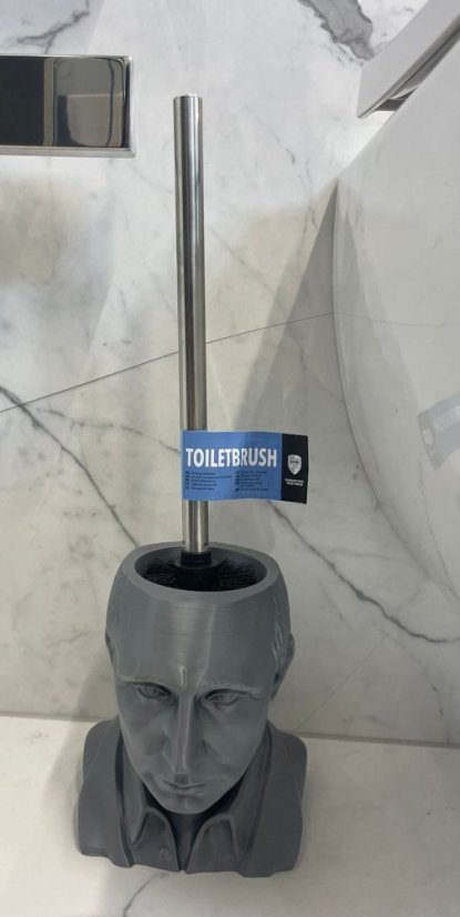 Putin Toilet Brush Holder Set