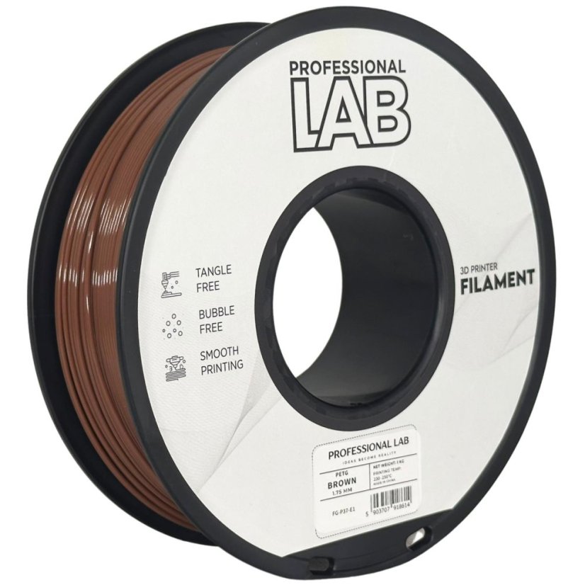Professional Lab PETG Filament - Brown 1 kg / 1,75 mm