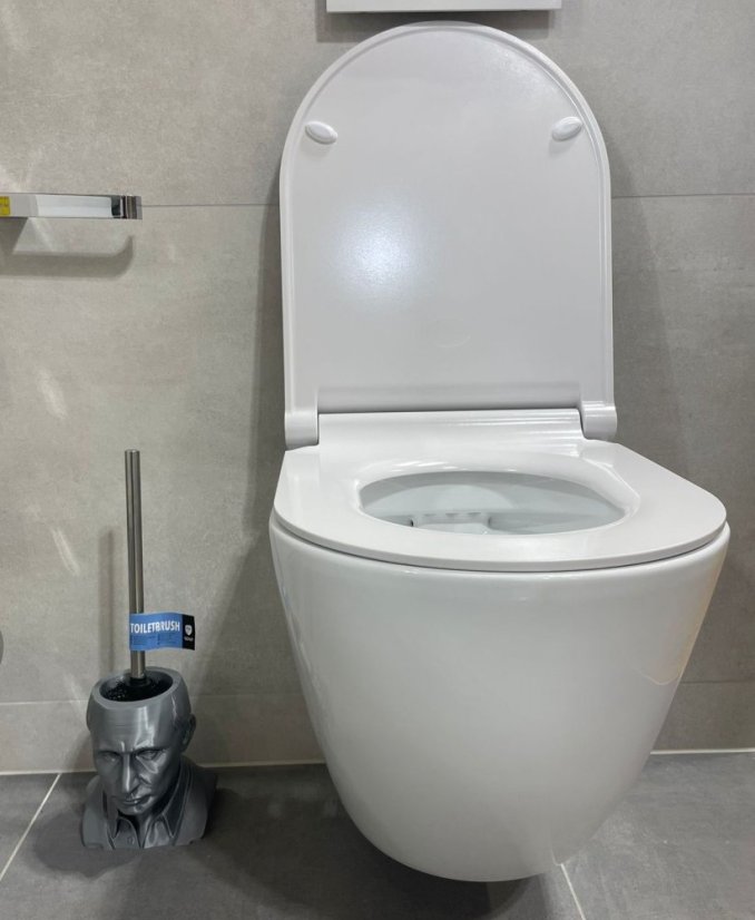Putin Toilet Brush Holder Set