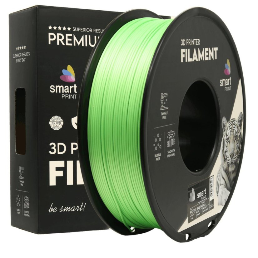 Smart Print PLA Filament - Pastel green 1 kg / 1,75 mm