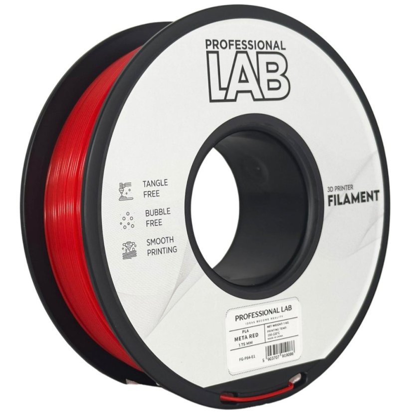 Professional Lab PLA Filament - Metallic red (Meta red) 1 kg / 1,75 mm