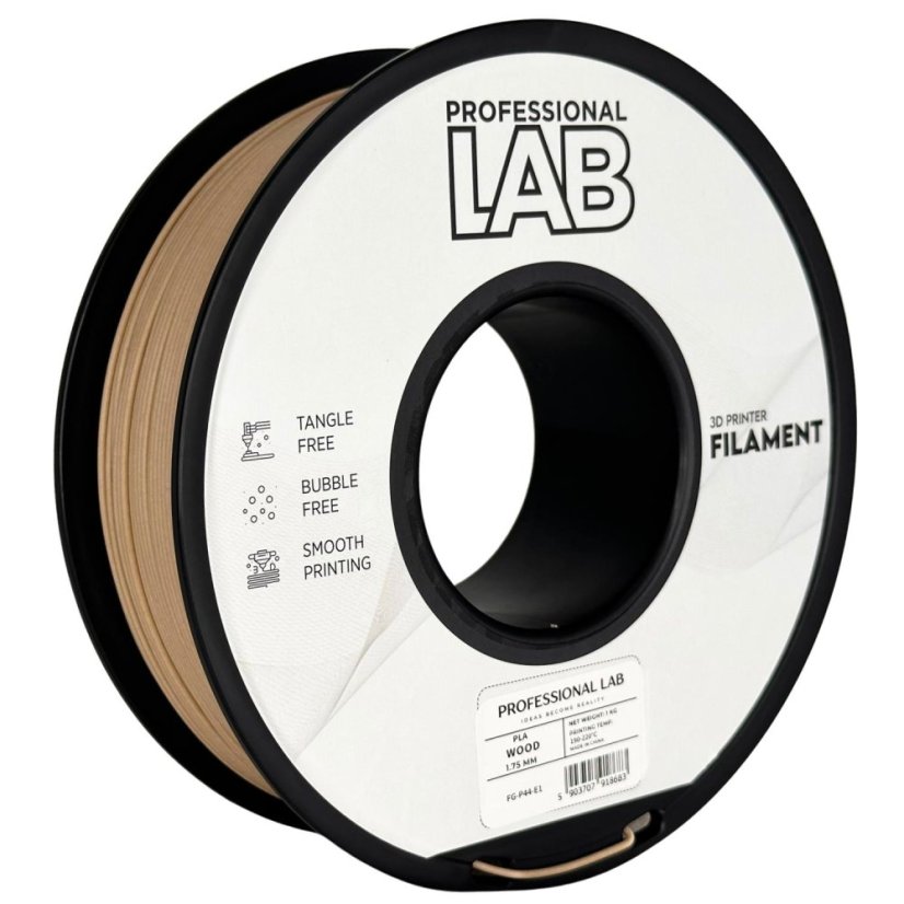 Professional Lab PLA Wood Filament - Wood 1 kg / 1,75 mm
