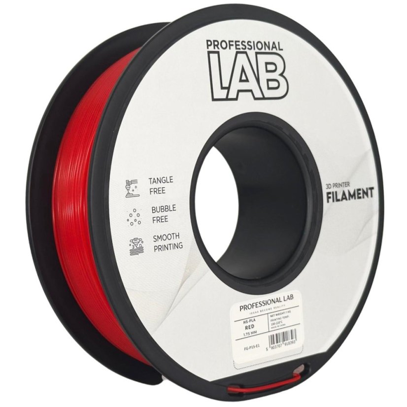 Professional Lab HS-PLA Filament - Red 1 kg / 1,75 mm
