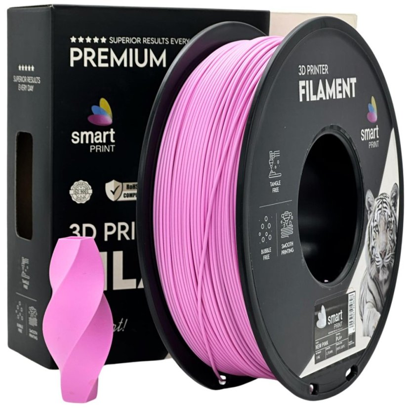 Smart Print PLA+ Filament - New pink 1 kg / 1,75 mm Smart Print PLA+ Filament - New pink 1 kg / 1,75 mm