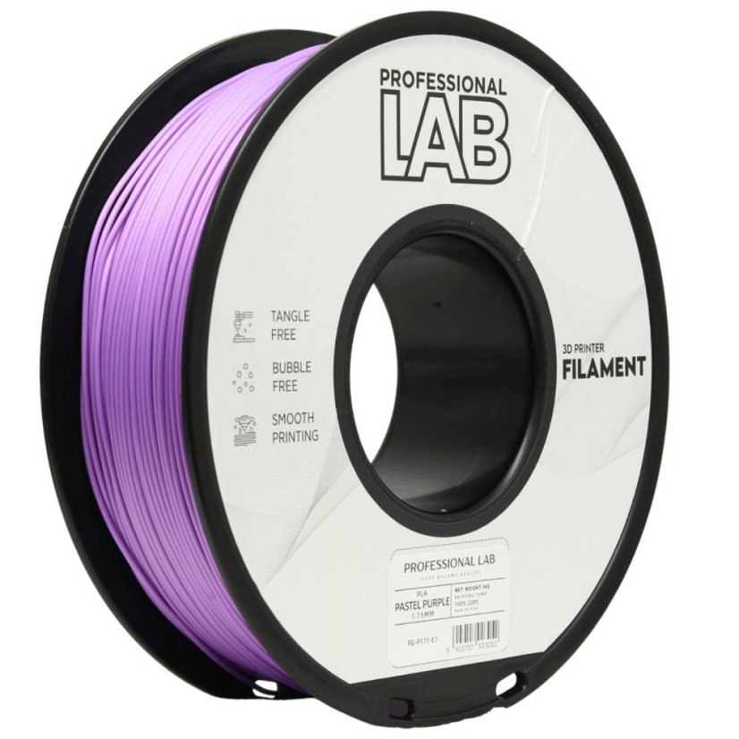 Professional Lab PLA Filament - Pastel purple 1 kg / 1,75 mm