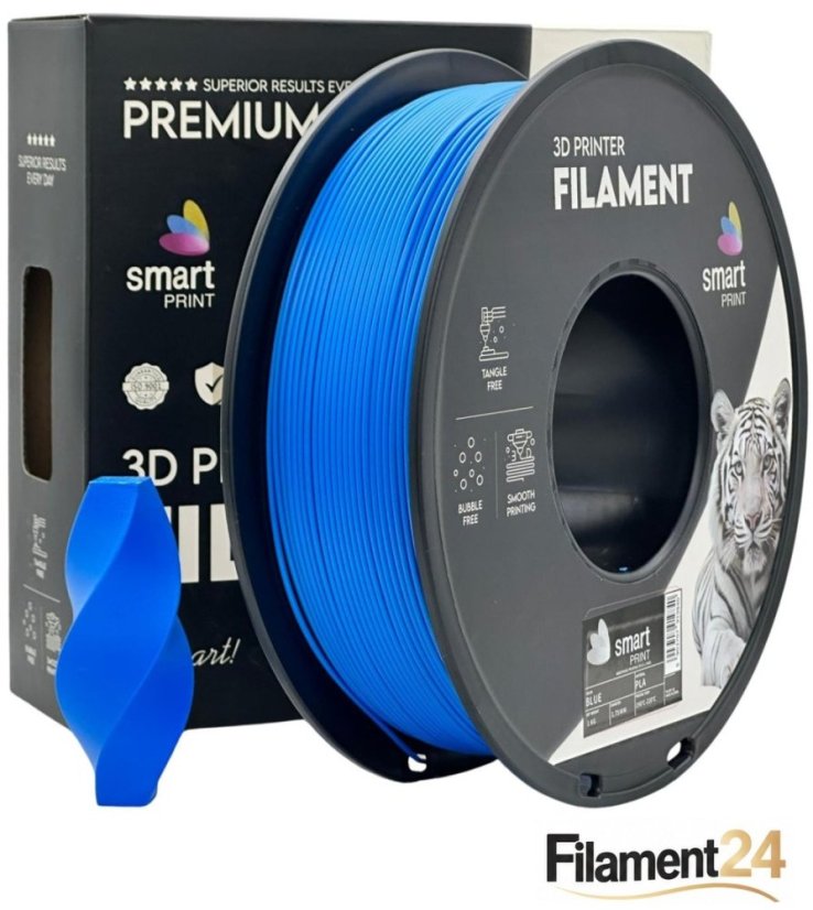 Smart Print PLA Filament - Blue 1 kg / 1,75 mm