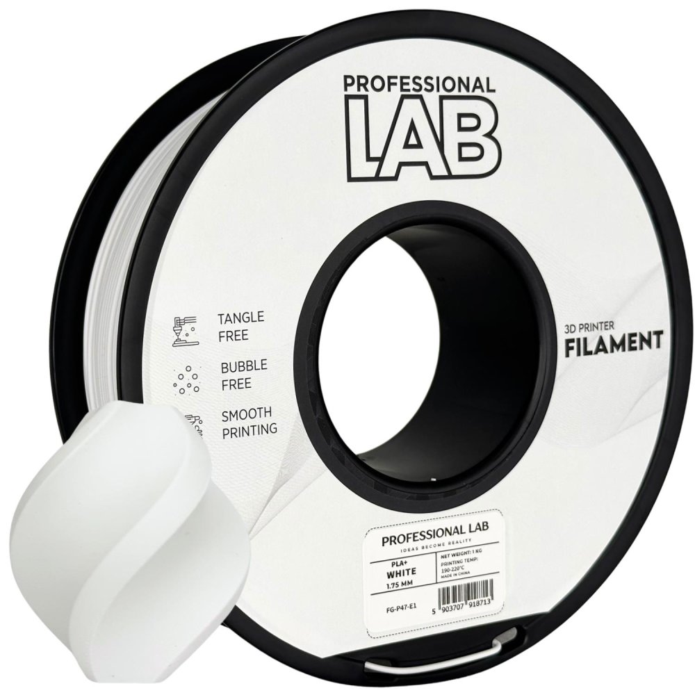 Professional Lab PLA+ Filament - Blanco (White) 1 kg / 1,75 mm