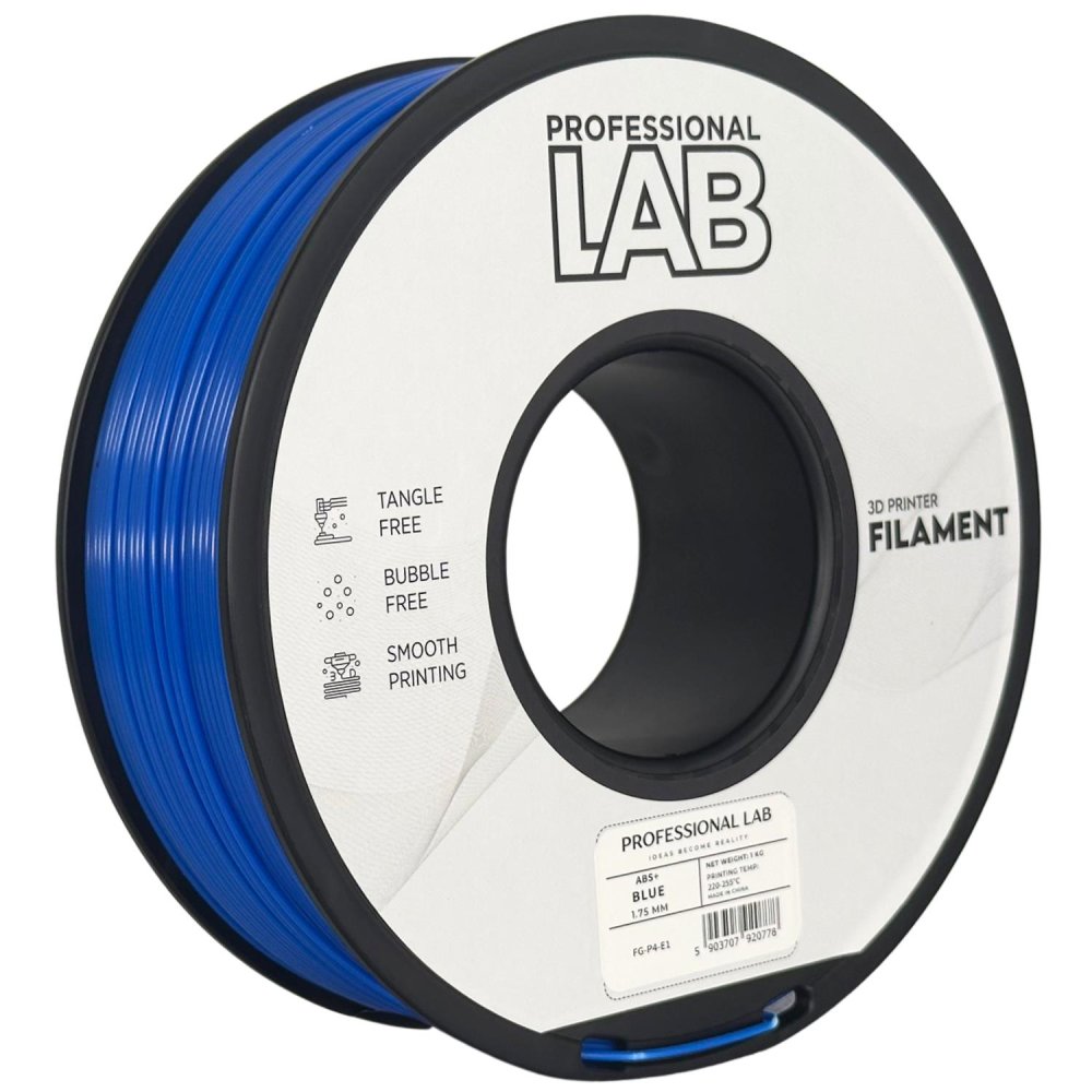 Professional Lab ABS+ Filament - Blu (Blue) 1 kg / 1,75 mm