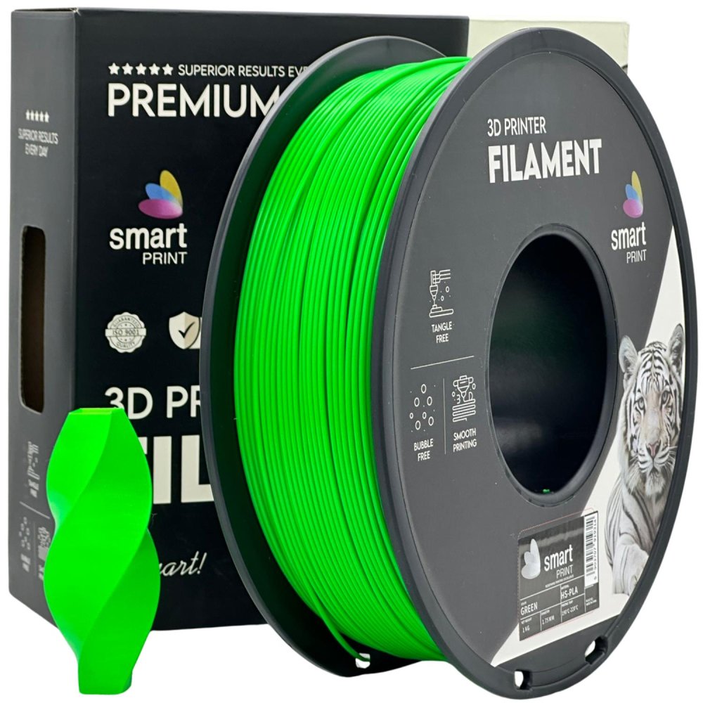 Smart Print HS-PLA Filament - Verde (Green) 1 kg / 1,75 mm