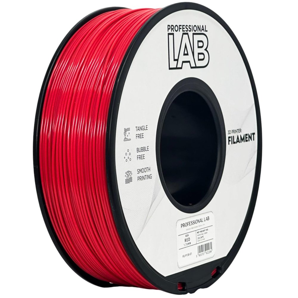Professional Lab ASA Filament - Rosso (Red) 1 kg / 1,75 mm
