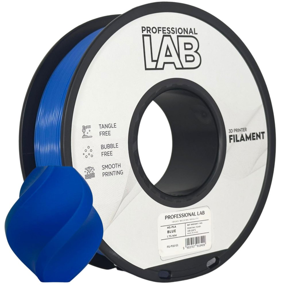 Professional Lab HS-PLA Filament - Blu (Blue) 1 kg / 1,75 mm