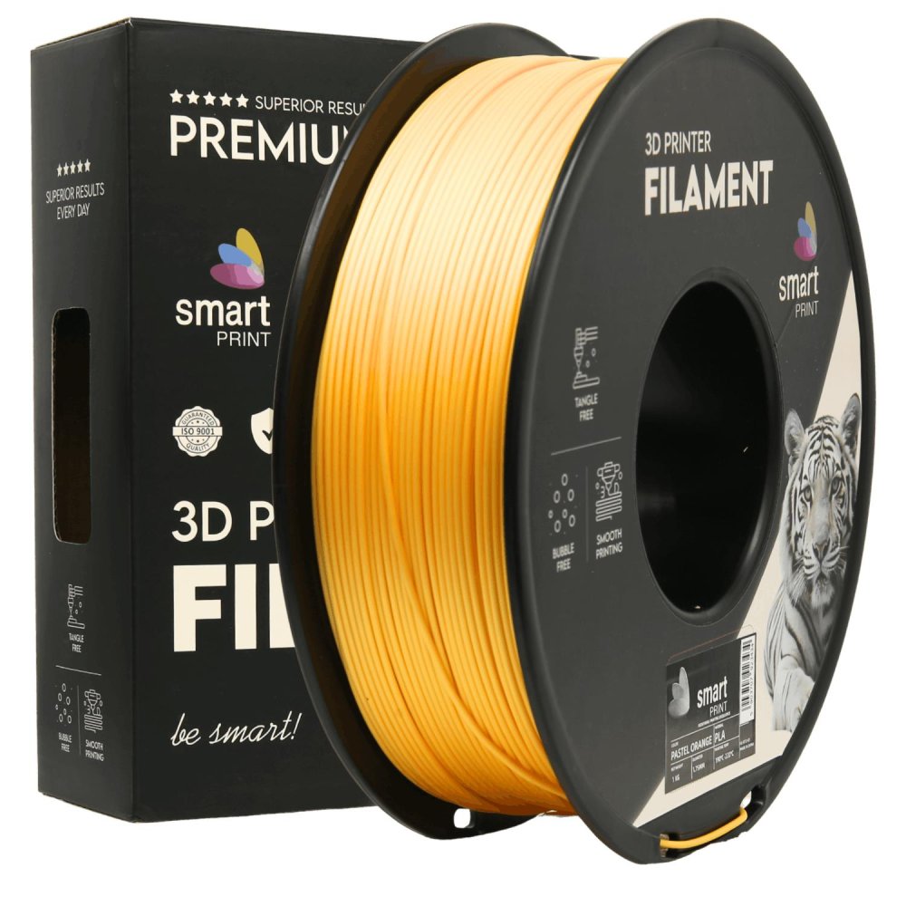 Smart Print PLA Filament - Naranja pastel (Pastel orange) 1 kg / 1,75 mm