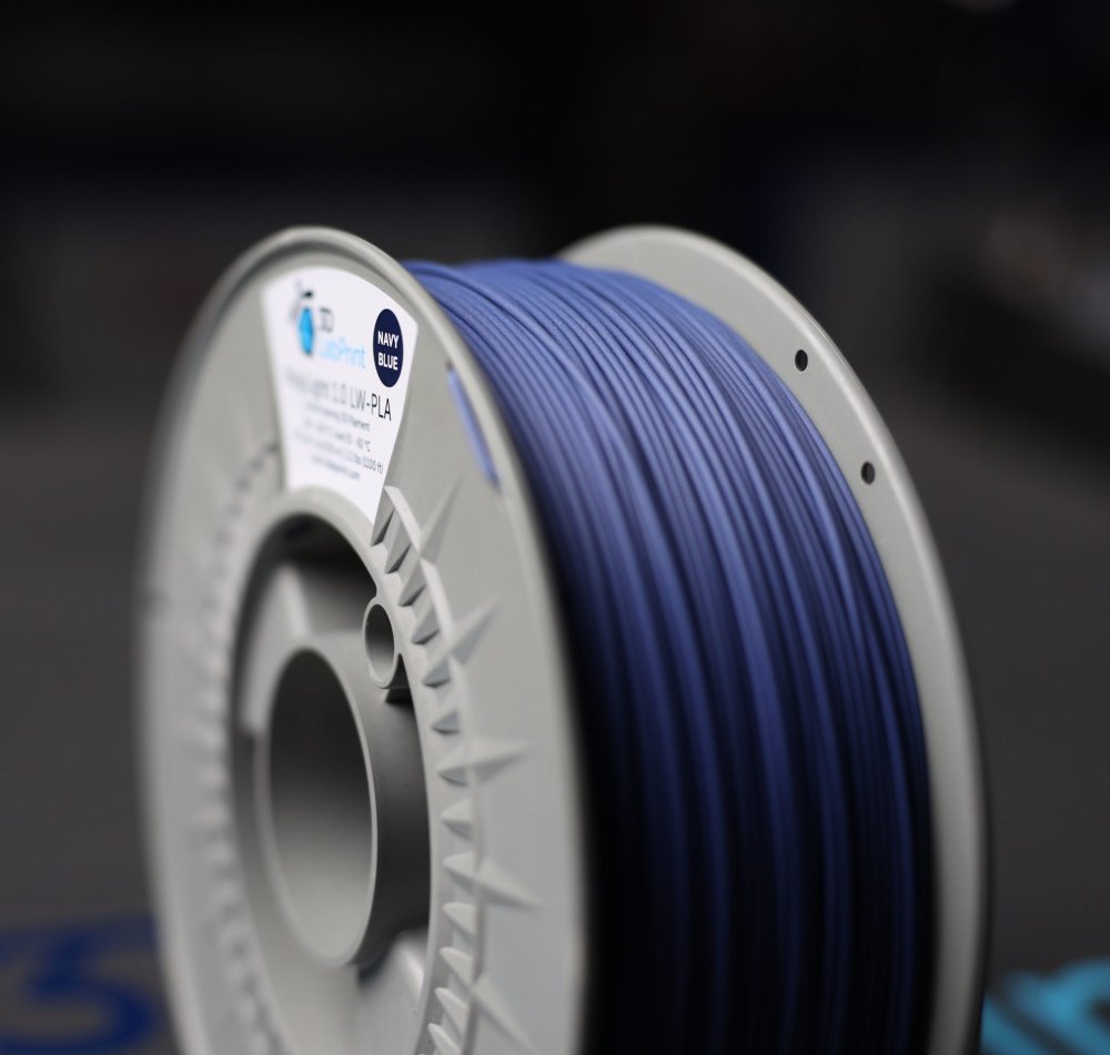 3DLabPrint LW-PLA PolyLight Filament - Marineblau (Navy Blue) 1 kg / 1,75 mm