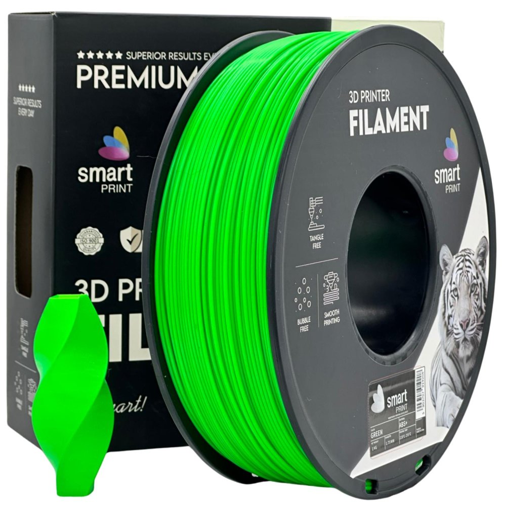 Smart Print ABS+ Filament - Verde (Green) 1 kg / 1,75 mm