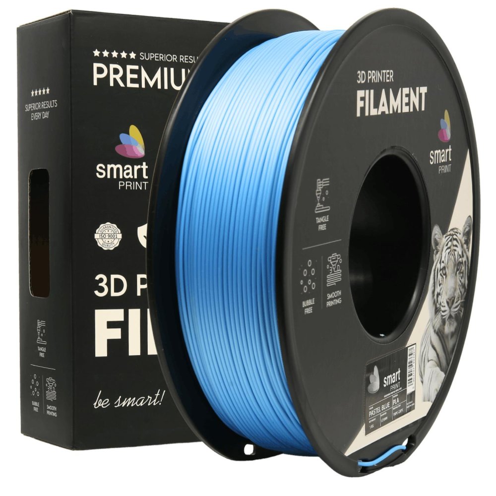 Smart Print PLA Filament - Azul pastel (Pastel blue) 1 kg / 1,75 mm
