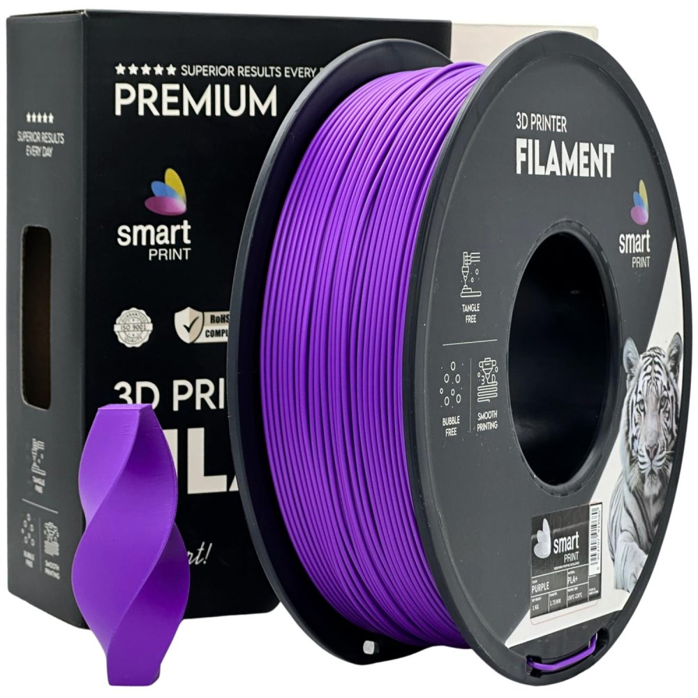 Smart Print PLA+ Filament - Morado (Purple) 1 kg / 1,75 mm