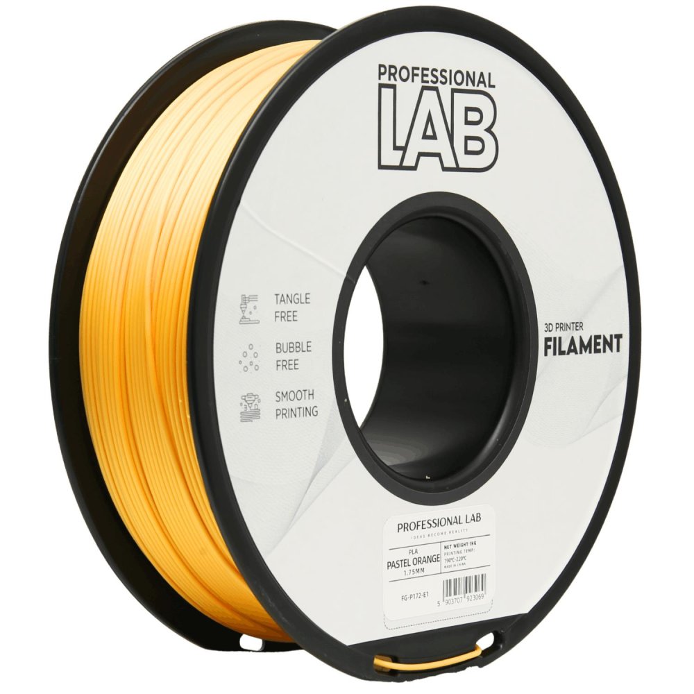Professional Lab PLA Filament - Naranja pastel (Pastel orange) 1 kg / 1,75 mm