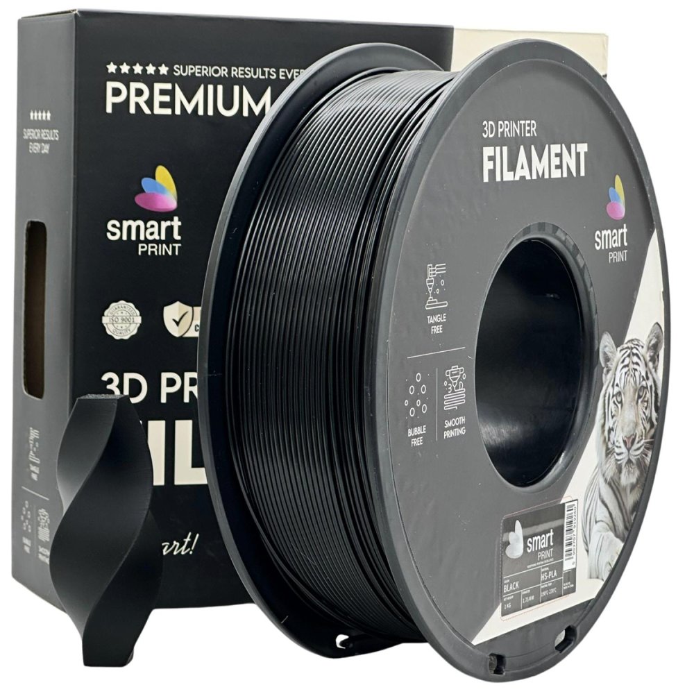 Smart Print HS-PLA Filament - Nero (Black) 1 kg / 1,75 mm