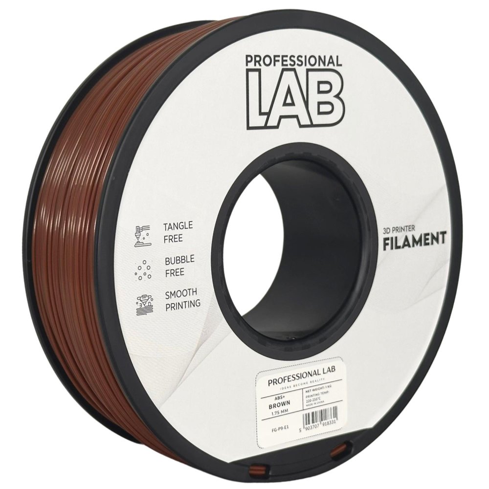 Professional Lab ABS+ Filament - Marrone (Brown) 1 kg / 1,75 mm