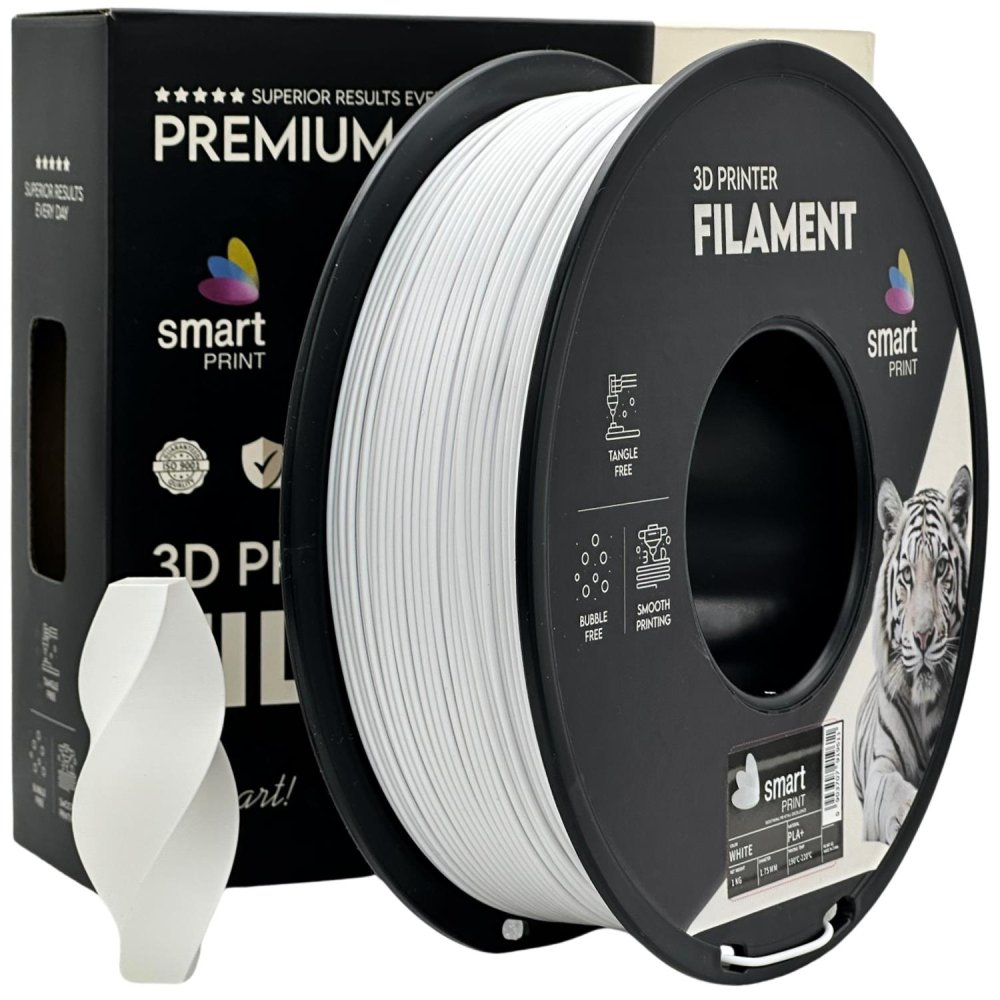Smart Print PLA+ Filament - Blanco (White) 1 kg / 1,75 mm