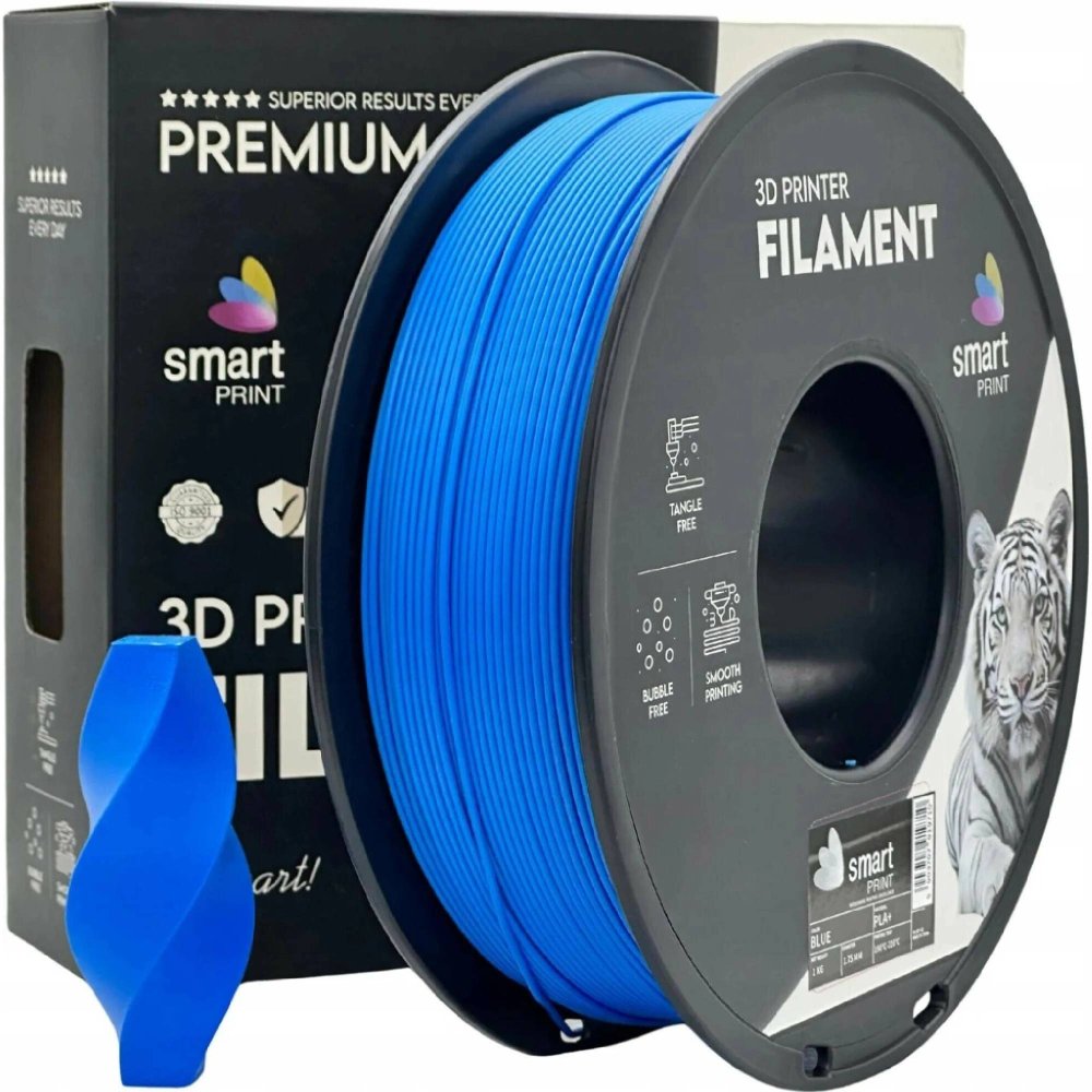 Smart Print PLA+ Filament - Azul (Blue) 1 kg / 1,75 mm