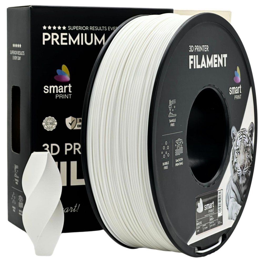 Smart Print ABS+ Filament - Bianco (White) 1 kg / 1,75 mm