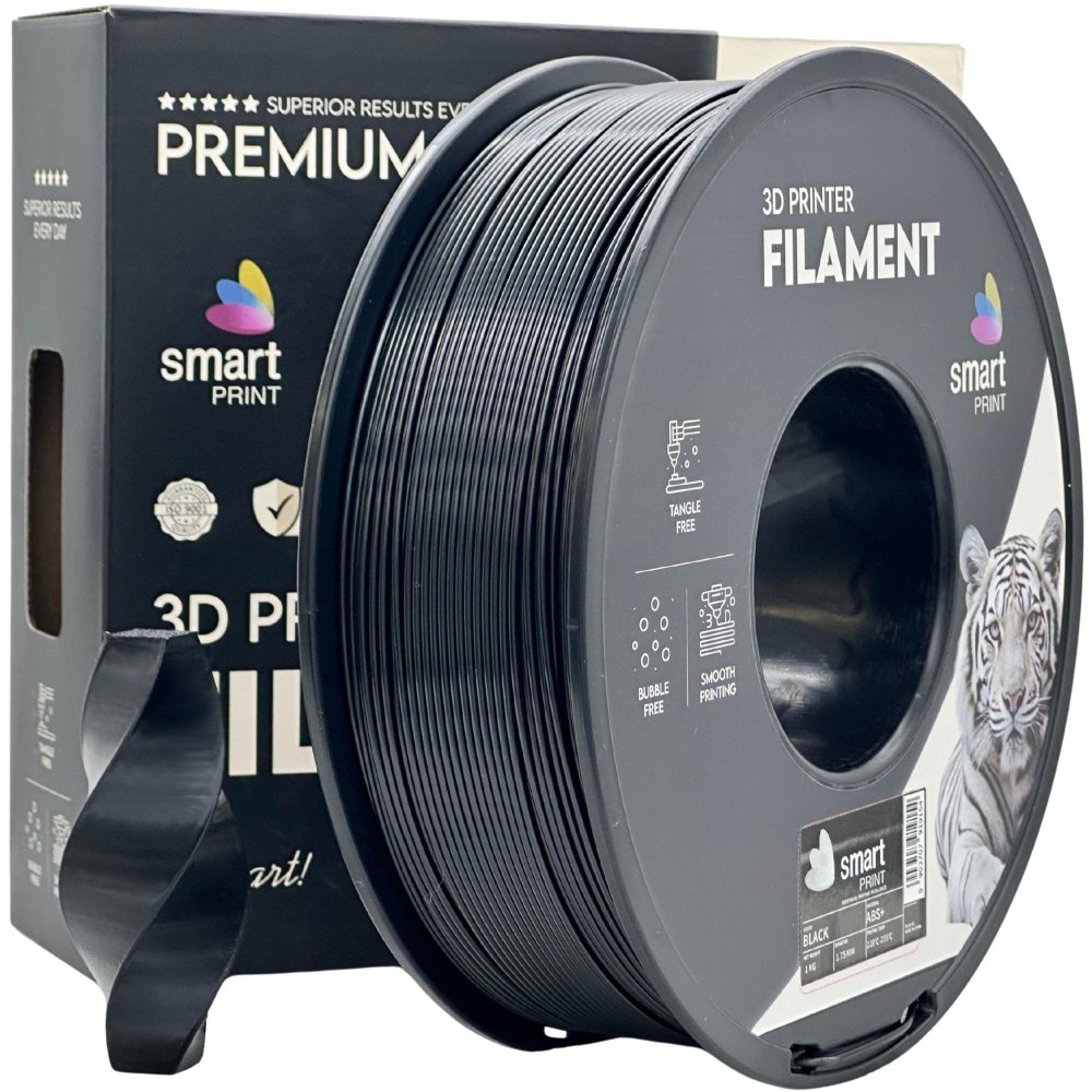 Smart Print ABS+ Filament - Nero (Black) 1 kg / 1,75 mm